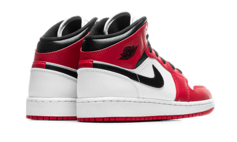 Air Jordan 1 Mid Chicago White - 554275-173 / 554725-173 / 554724-173