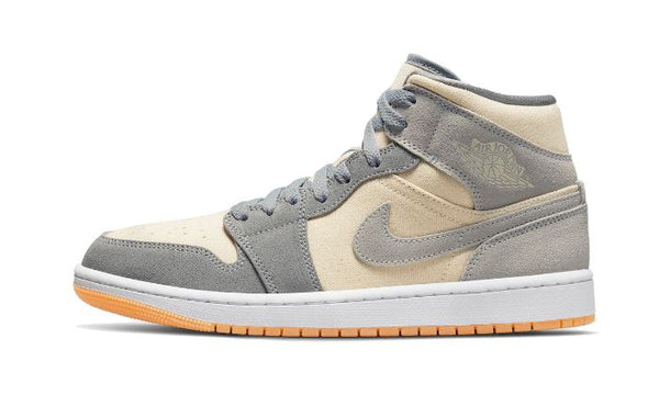 Air Jordan 1 Mid Coconut Milk Particle Grey - DN4281-100 / DN4346-100