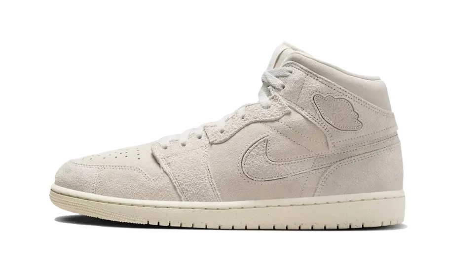 Air Jordan 1 Mid Craft Suede Ivory - FQ3224-100 / FN7449-100