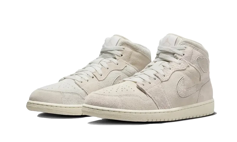 Air Jordan 1 Mid Craft Suede Ivory – limitierter Sneaker bei Shade Studios