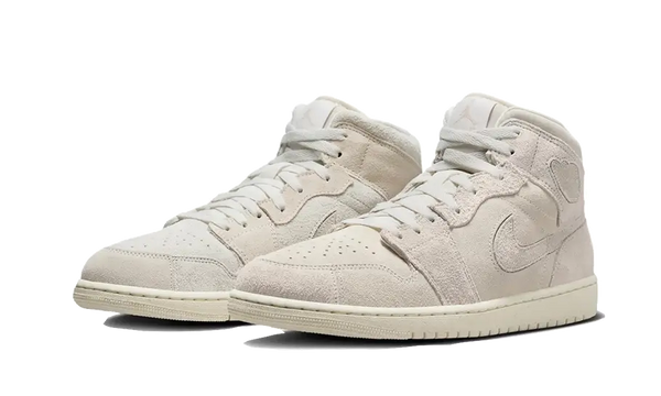 Air Jordan 1 Mid Craft Suede Ivory - FQ3224-100 / FN7449-100