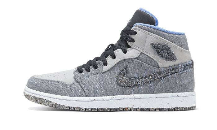 Air Jordan 1 Mid Crater Grey University Blue – limitierter Sneaker bei Shade Studios