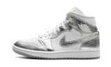 Air Jordan 1 Mid Crinkled Chrome