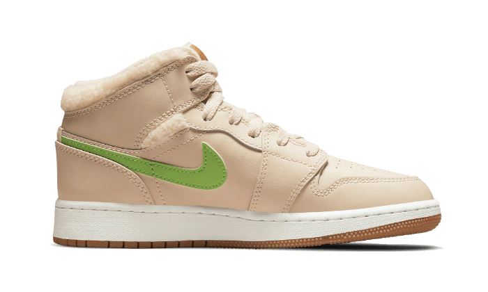 Air Jordan 1 Mid Fleece Pearl White – limitierter Sneaker bei Shade Studios
