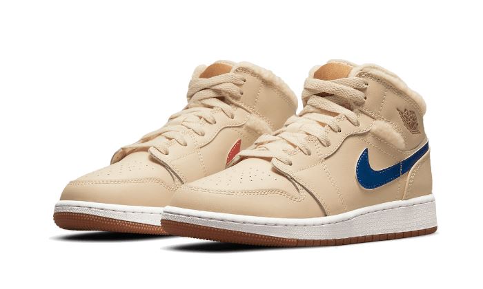 Air Jordan 1 Mid Fleece Pearl White – limitierter Sneaker bei Shade Studios