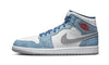 Air Jordan 1 Mid French Blue Fire Red - DN3706-401 / DR6235-401