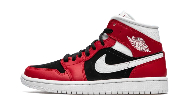 Air Jordan Air Jordan 1 Mid Gym Red Black - BQ6472-601