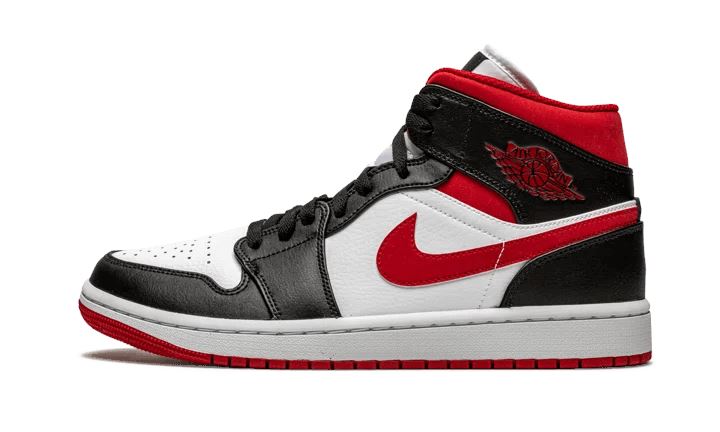 Air Jordan 1 Mid Gym Red Black White - 554724-122 / DJ4695-122