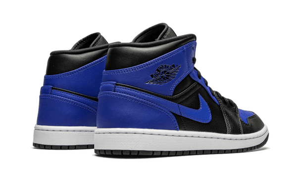 Air Jordan 1 Mid Hyper Royal Tumbled Leather - 554725-077 / 554724-077