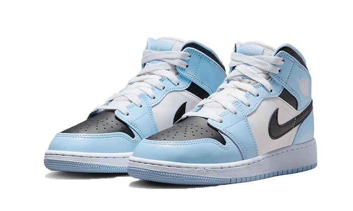 Air Jordan 1 Mid Ice Blue - 555112-401