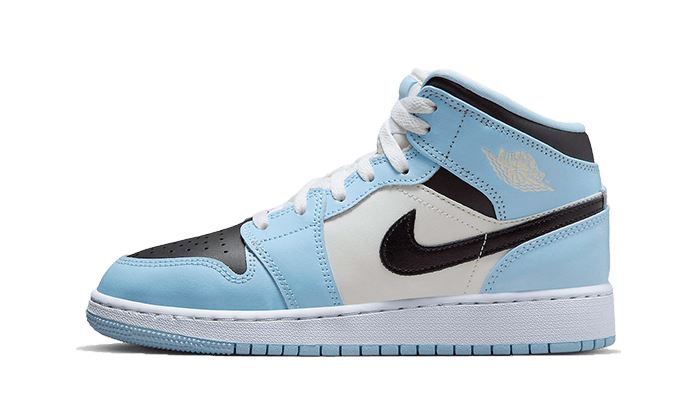 Air Jordan 1 Mid Ice Blue - 555112-401