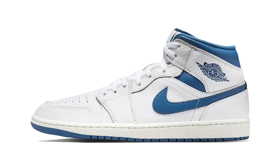 Air Jordan 1 Mid Industrial Blue - FN5215-141 / FN7432-141