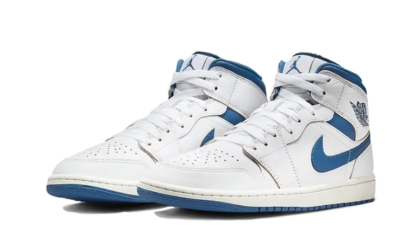 Air Jordan 1 Mid Industrial Blue - FN5215-141 / FN7432-141