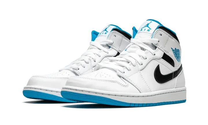 Air Jordan 1 Mid Laser Blue – limitierter Sneaker bei Shade Studios