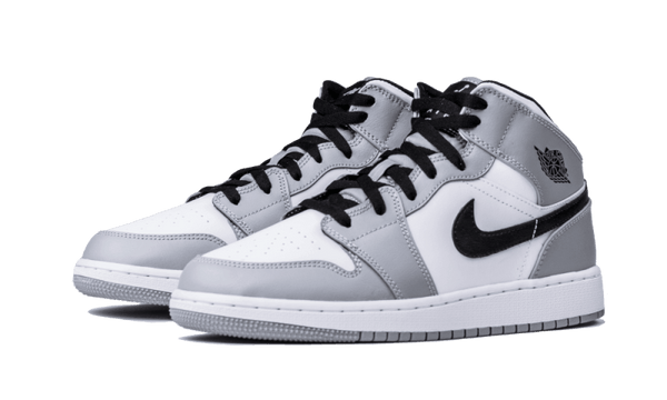 Air Jordan 1 Mid Light Smoke Grey - 554724-092 / 554725-092