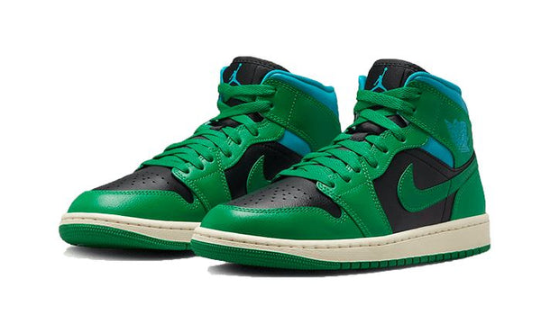 Air Jordan 1 Mid Lucky Green Aquatone - BQ6472-033