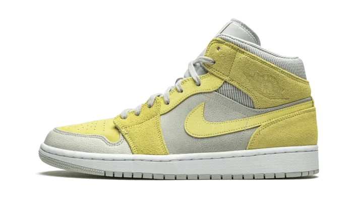 Air Jordan 1 Mid Mixed Textures Yellow – limitierter Sneaker bei Shade Studios