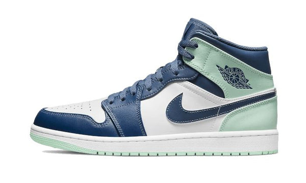 Air Jordan 1 Mid Mystic Navy Mint Foam - 554724-413 / 554725-413