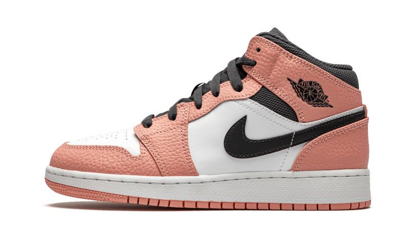 Air Jordan 1 Mid Pink Quartz - 555112-603