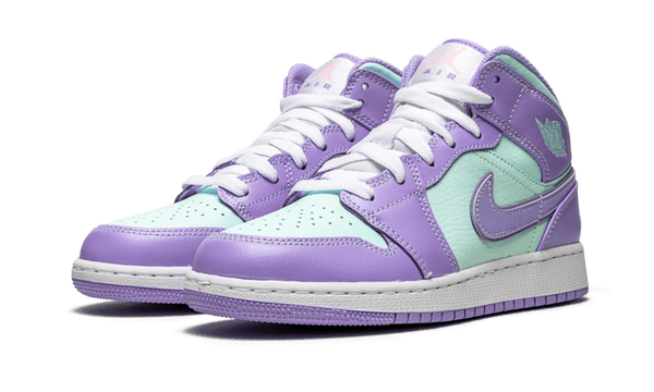 Air Jordan 1 Mid Purple Aqua - 554725-500