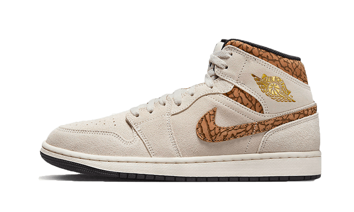 Air Jordan 1 Mid SE Brown Elephant - DZ4129-102 / DZ5369-102