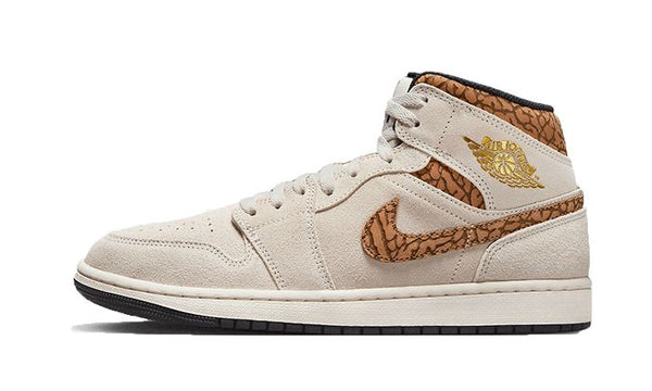 Air Jordan 1 Mid SE Brown Elephant - DZ4129-102 / DZ5369-102