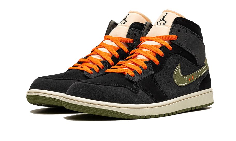 Air Jordan 1 Mid SE Craft Anthracite Light Olive – limitierter Sneaker bei Shade Studios