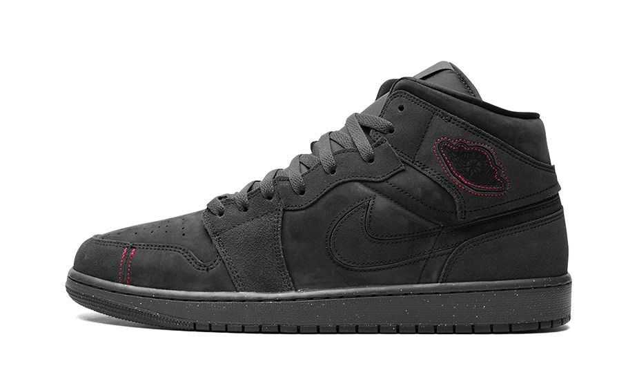 Air Jordan 1 Mid SE Craft Gray Red