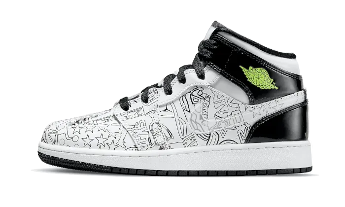 Air Jordan 1 Mid SE DIY – limitierter Sneaker bei Shade Studios