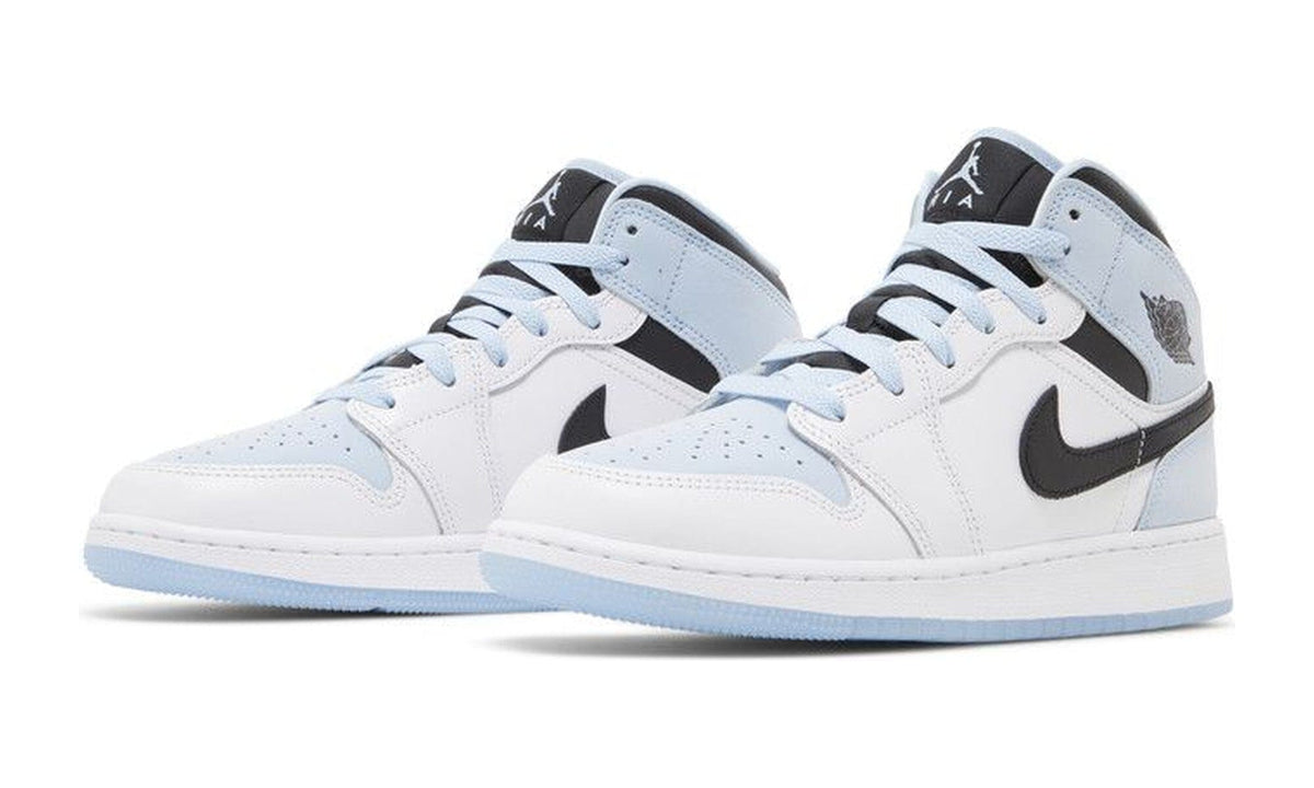 Air Jordan 1 Mid SE GS White Ice Blue