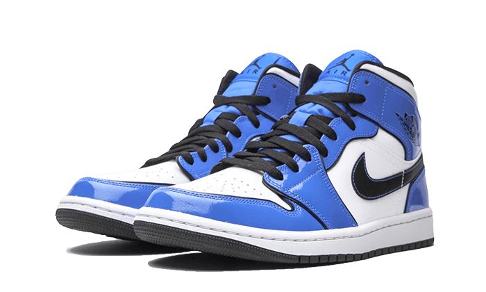 Air Jordan 1 Mid Signal Blue – limitierter Sneaker bei Shade Studios