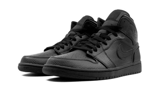 Air Jordan 1 Mid Triple Black - 554725-091 / 554724-091