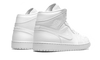 Air Jordan Air Jordan 1 Mid Triple White (2020) - 554724-130 / 554725-130