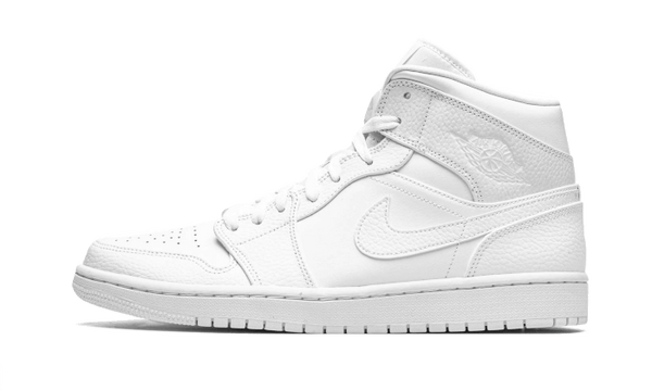 Air Jordan Air Jordan 1 Mid Triple White (2020) - 554724-130 / 554725-130