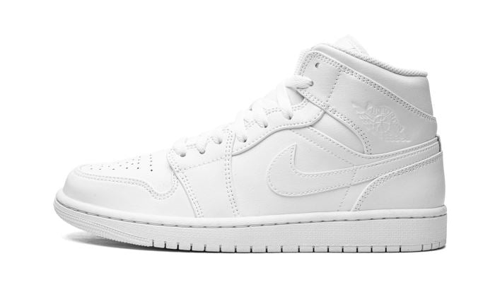 Air Jordan 1 Mid Triple White (2022) - 554724-136