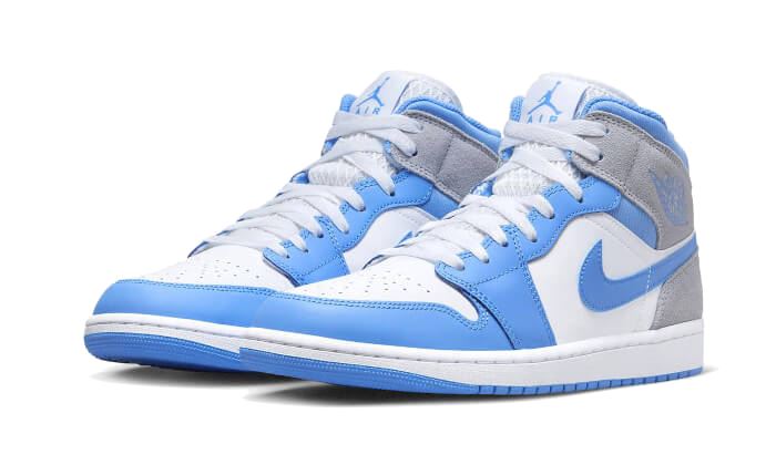 Air Jordan 1 Mid University Blue Grey – limitierter Sneaker bei Shade Studios