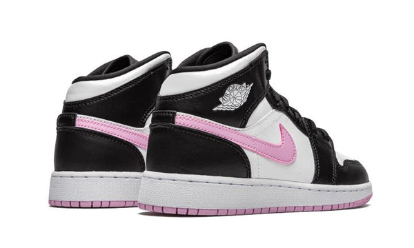 Air Jordan 1 Mid White Black Light Arctic Pink - 555112-103