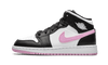 Air Jordan 1 Mid White Black Light Arctic Pink - 555112-103