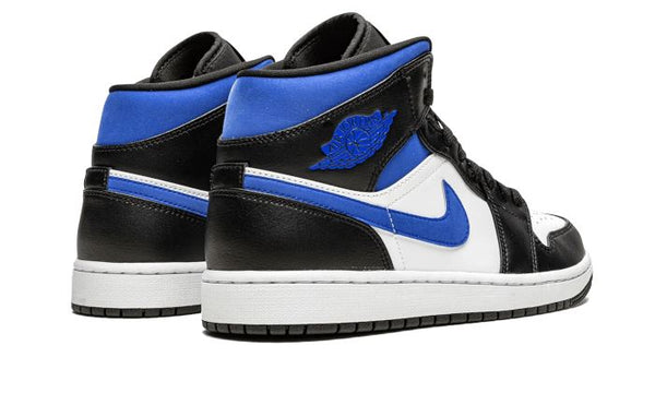 Air Jordan 1 Mid White Black Royal - 554725-140 / 554724-140