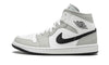 Air Jordan 1 Mid White Light Smoke Grey - BQ6472-015