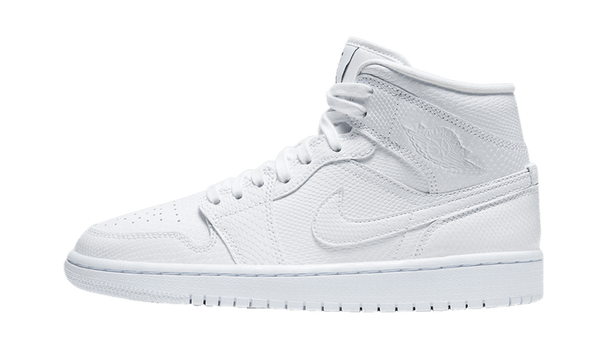 Air Jordan 1 Mid White Snakeskin - BQ6472-110