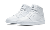 Air Jordan 1 Mid White Snakeskin - BQ6472-110