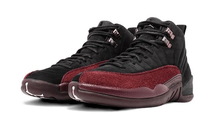Air Jordan 12 Retro SP A Ma Maniére Black Burgundy Crush – limitierter Sneaker bei Shade Studios
