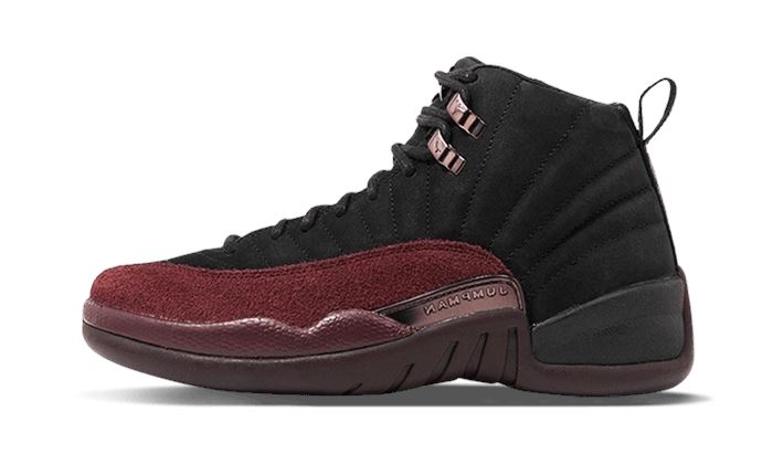 Air Jordan 12 Retro SP A Ma Maniére Black Burgundy Crush – limitierter Sneaker bei Shade Studios