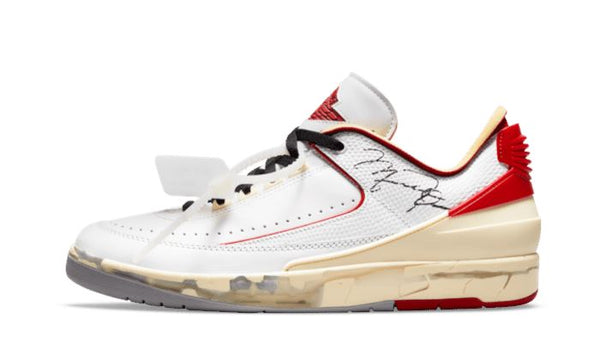 Air Jordan 2 Retro Low SP Off-White White Red - DJ4375-106