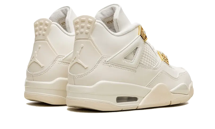 Air Jordan 4 Sail Metallic Gold - AQ9129-170