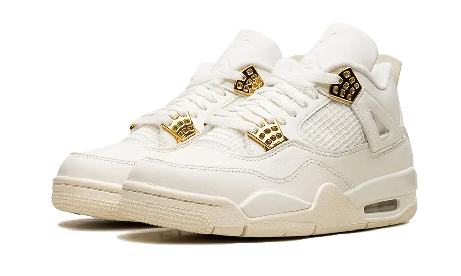 Air Jordan 4 Sail Metallic Gold - AQ9129-170