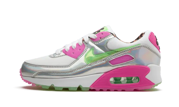 Nike air max 90 pink and green best sale