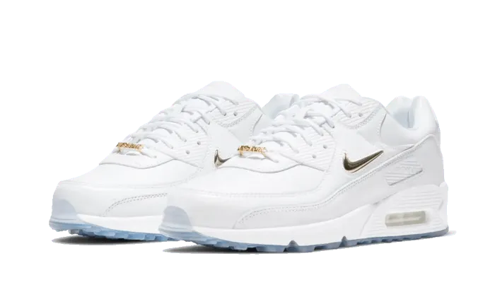 Air Max 90 White Metallic Gold - CW4070-100