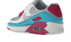 Air Max 90 White Vivid Pink Light Blue Fury - CT1030-001